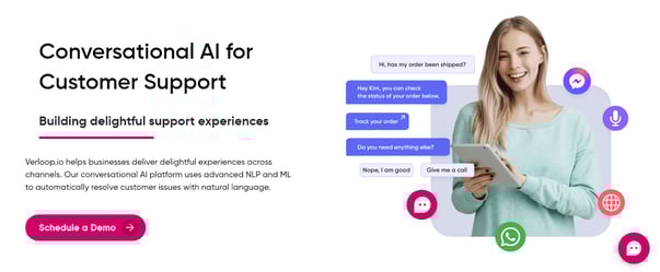 Verloop.io Hero Image
